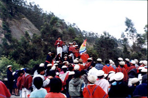 Chibuleo rally during the last Levantamiento
